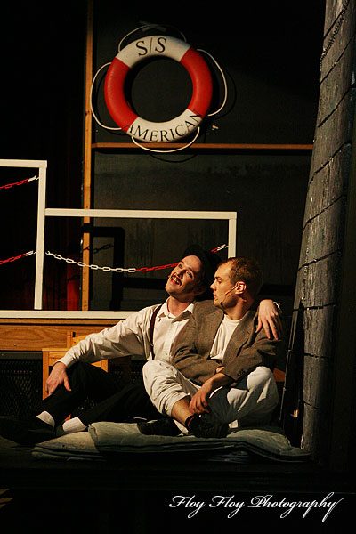 'Moonface' Martin and Billy Crocker is thrown in jail at S/S American. The musical Anything Goes at Grand. Copyright: Henrik Eriksson. The photo may not be used elsewhere without my permission.