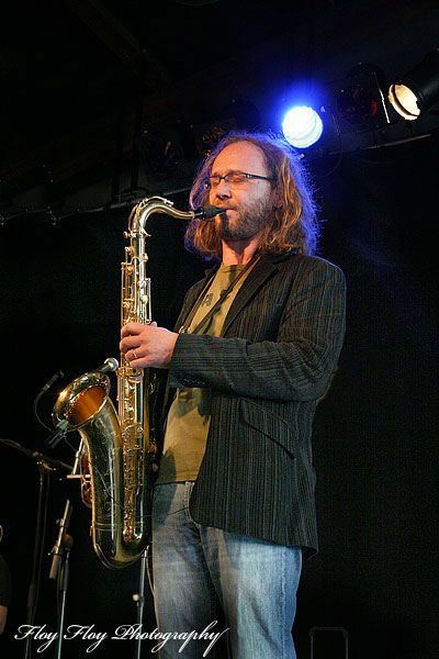 Anders Ekholm (saxophone). Buba Jazz Band. Copyright: Henrik Eriksson. The photo may not be used elsewhere without my permission.