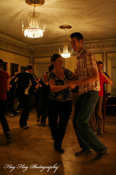 Swing dancing at Cats corner at Uplands nation in Uppsala. Copyright: Henrik Eriksson. The photo may not be used elsewhere without my permission.