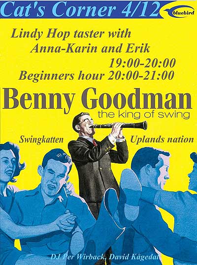 Benny Goodman theme night at Cats Corner.