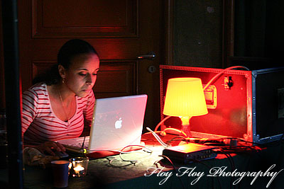 Swing dj Fatima Teffahi. Copyright: Henrik Eriksson. The photo may not be used elsewhere without my permission.