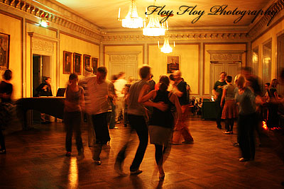 Swing dancing at Uplands nation in Uppsala. Copyright: Henrik Eriksson. The photo may not be published elsewhere without written permission.