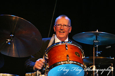 Björn Sjödin (drums). Lars Erstrand Four at Katalin. Copyright: Henrik Eriksson. The photo may not be published elsewhere without written permission.