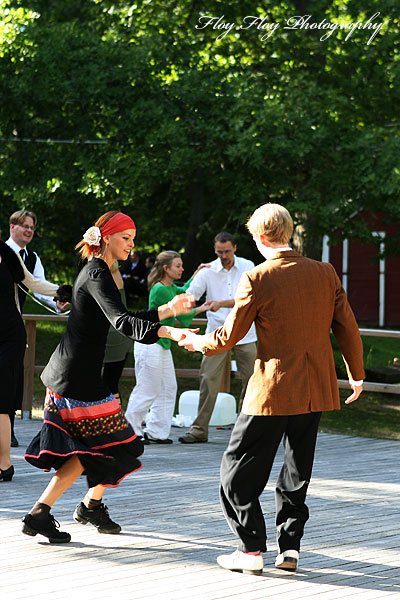 Swing dancers at a dance picnic at Kopphagens dansbana. Copyright: Henrik Eriksson. The photo may not be published elsewhere without written permission.