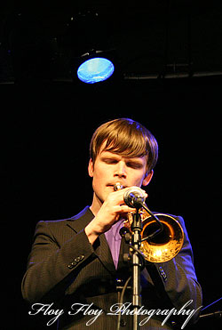 Karl Olandersson, trumpet player. Copyright: Henrik Eriksson. The photo may not be used elsewhere without my permission.