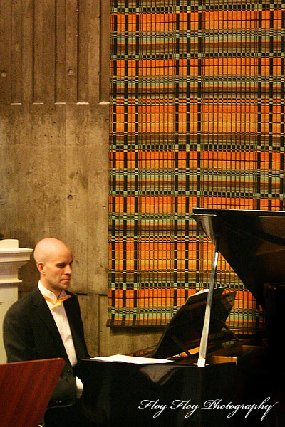 Daniel Lantz (piano). Swe-Dukes at Grönvallsalen. Copyright: Henrik Eriksson. The photo may not be used elsewhere without my permission.