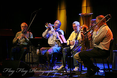 Cresent City Jazz at Uppsala Konsert & Kongress Opening. Copyright: Henrik Eriksson. The photo may not be published elsewhere without written permission.