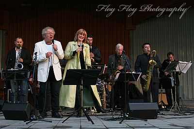 Karl-Martin Almqvist, Claes Jansson, Meta Roos, Johan Hörlén, Ulf Andersson, Alberto Pinton and Jan Ottesen. VSOP at Parksnäckan. Copyright: Henrik Eriksson. The photo may not be used elsewhere without my permission.