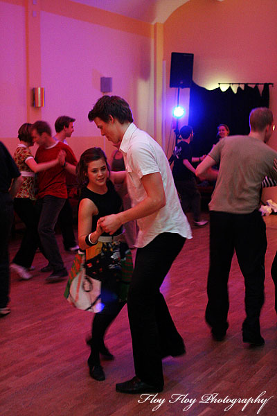 Swing dancing at Drabanten at Uppsala Winter Camp. Copyright: Henrik Eriksson. The photo may not be used elsewhere without my permission.