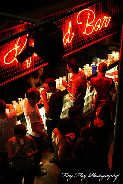 The downstairs bar at Uppsala Winter Camp 2008. Copyright: Henrik Eriksson. The photo may not be used elsewhere without my permission.