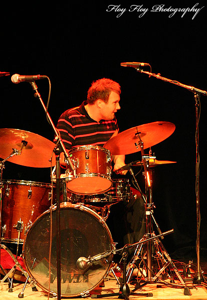 Sebastian Ågren (drums), Johan Chistoffersson 4 at Youth Jazz Contest 2007. Copyright: Henrik Eriksson. The photo may not be published elsewhere without written permission.