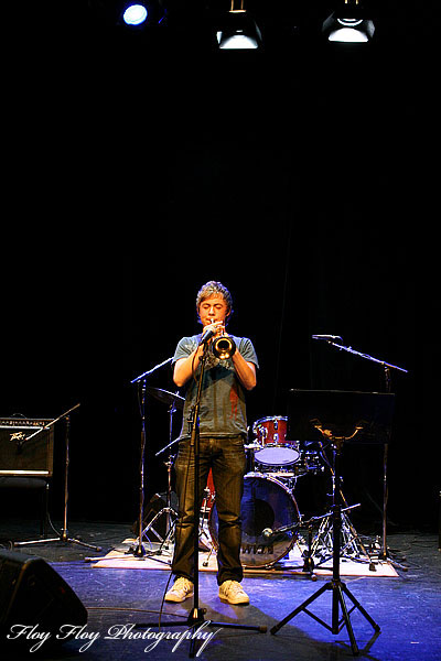 Henrik Grim (trumpet) at Youth Jazz Contest 2007. Copyright: Henrik Eriksson. The photo may not be published elsewhere without written permission.